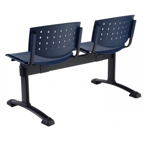 Plastová lavice do čekáren LAYER - 2-5 sedadel - výběr barevného provedení 